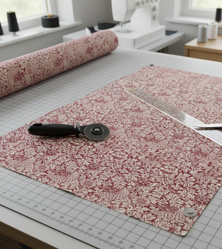 William Morris 'the bird and the anemone' fabric lampshade