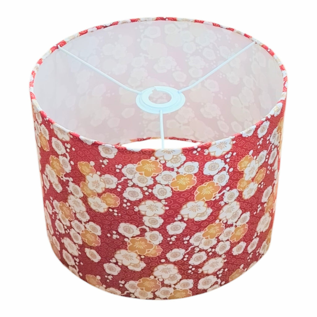 V&A Museum Collection Japanese Serenity fabric lampshade.