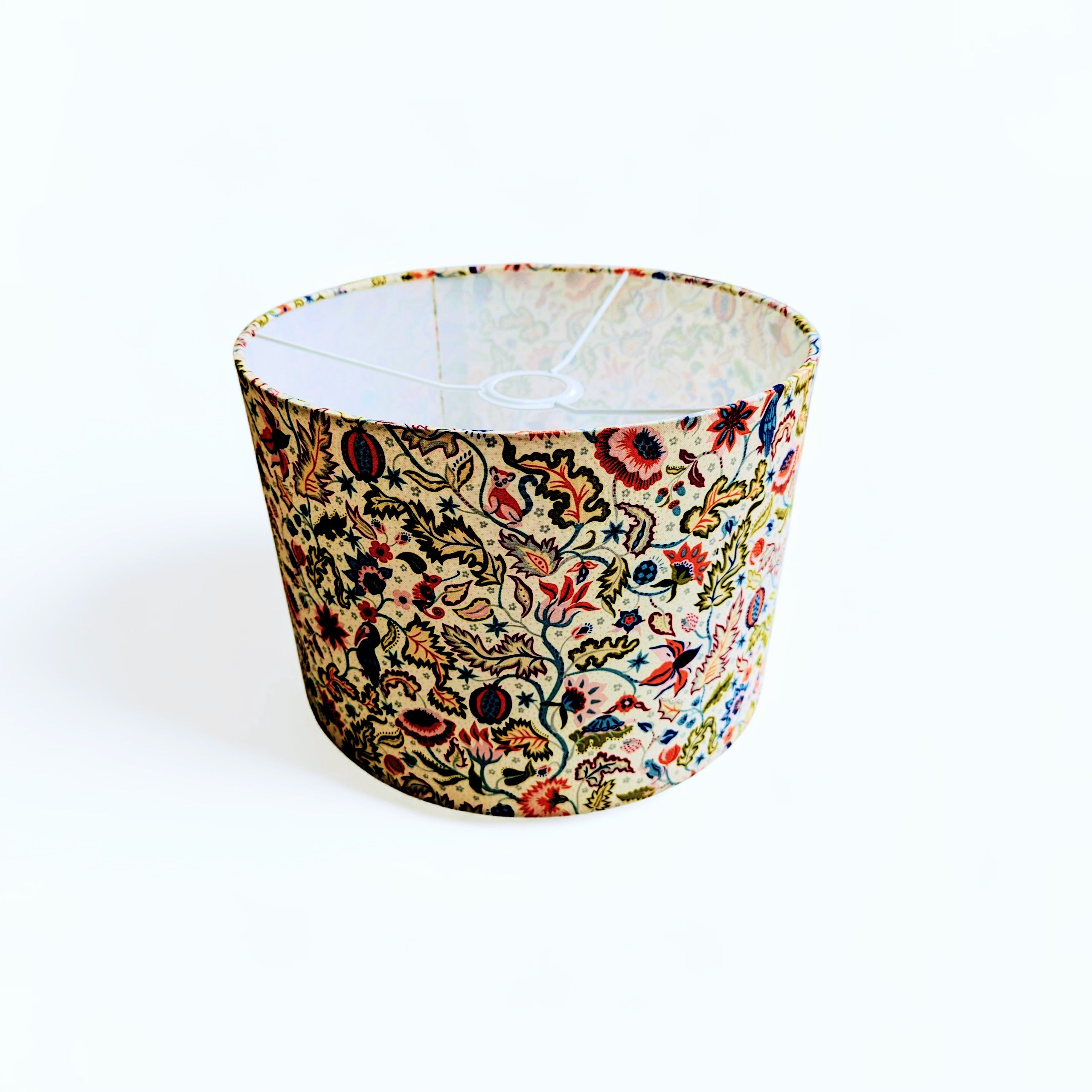 Liberty of London 'tree of life' fabric lampshade.