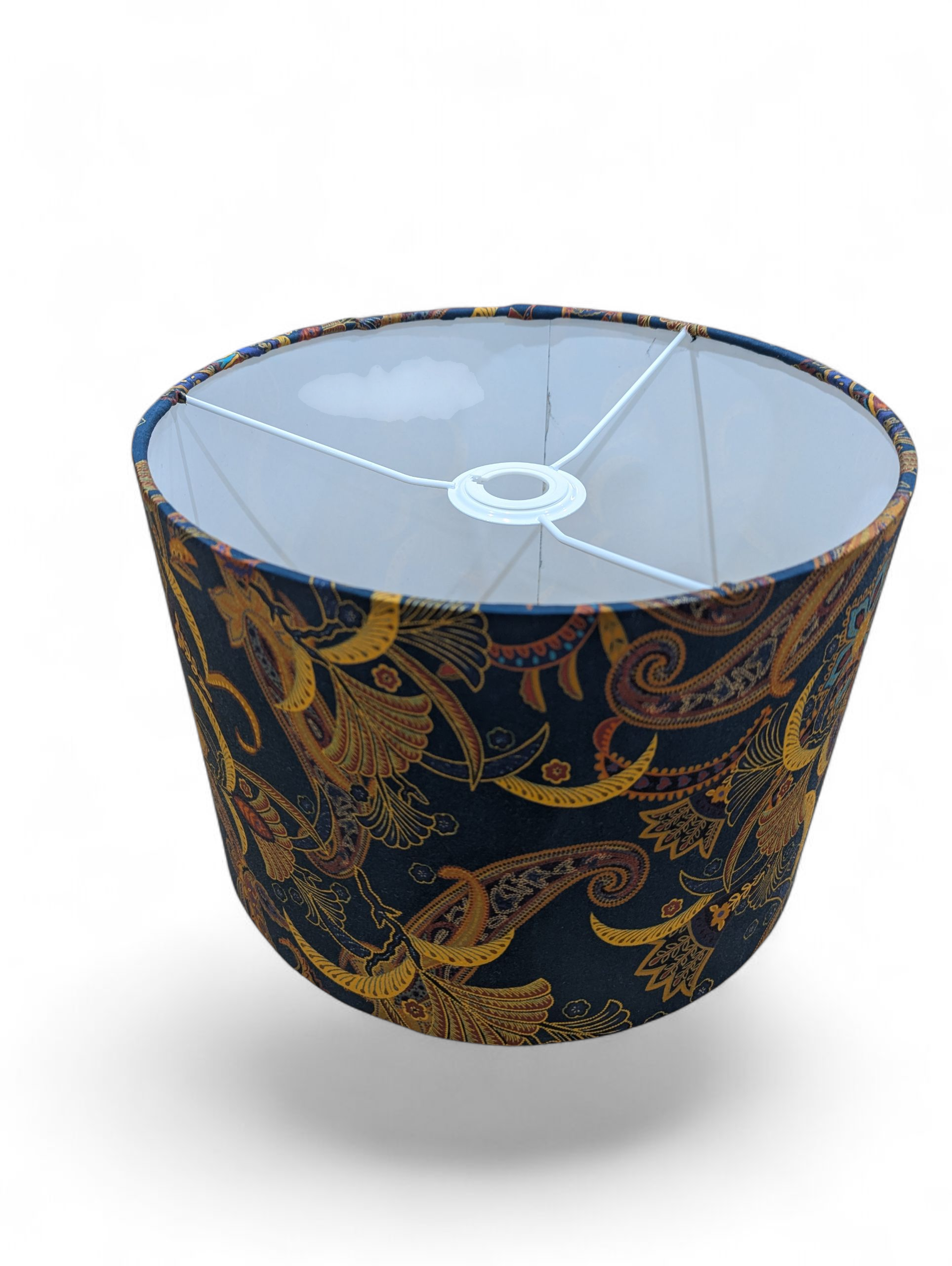 Ralph Lauren Teal fabric lampshade