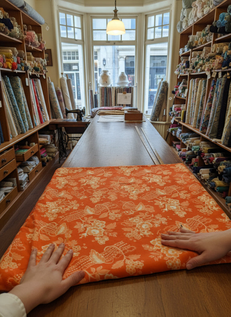 Liberty of London pure silk fabric lampshade