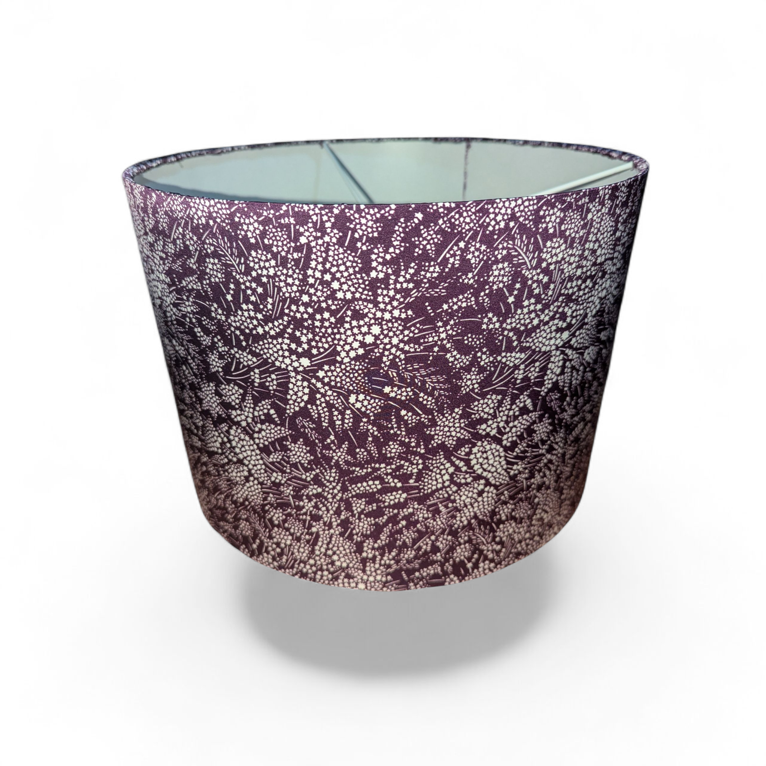 Liberty of London Pure Silk fabric lampshade.