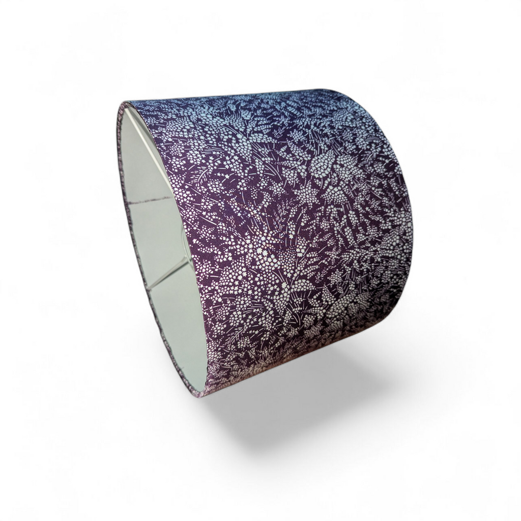 Liberty of London Pure Silk fabric lampshade.