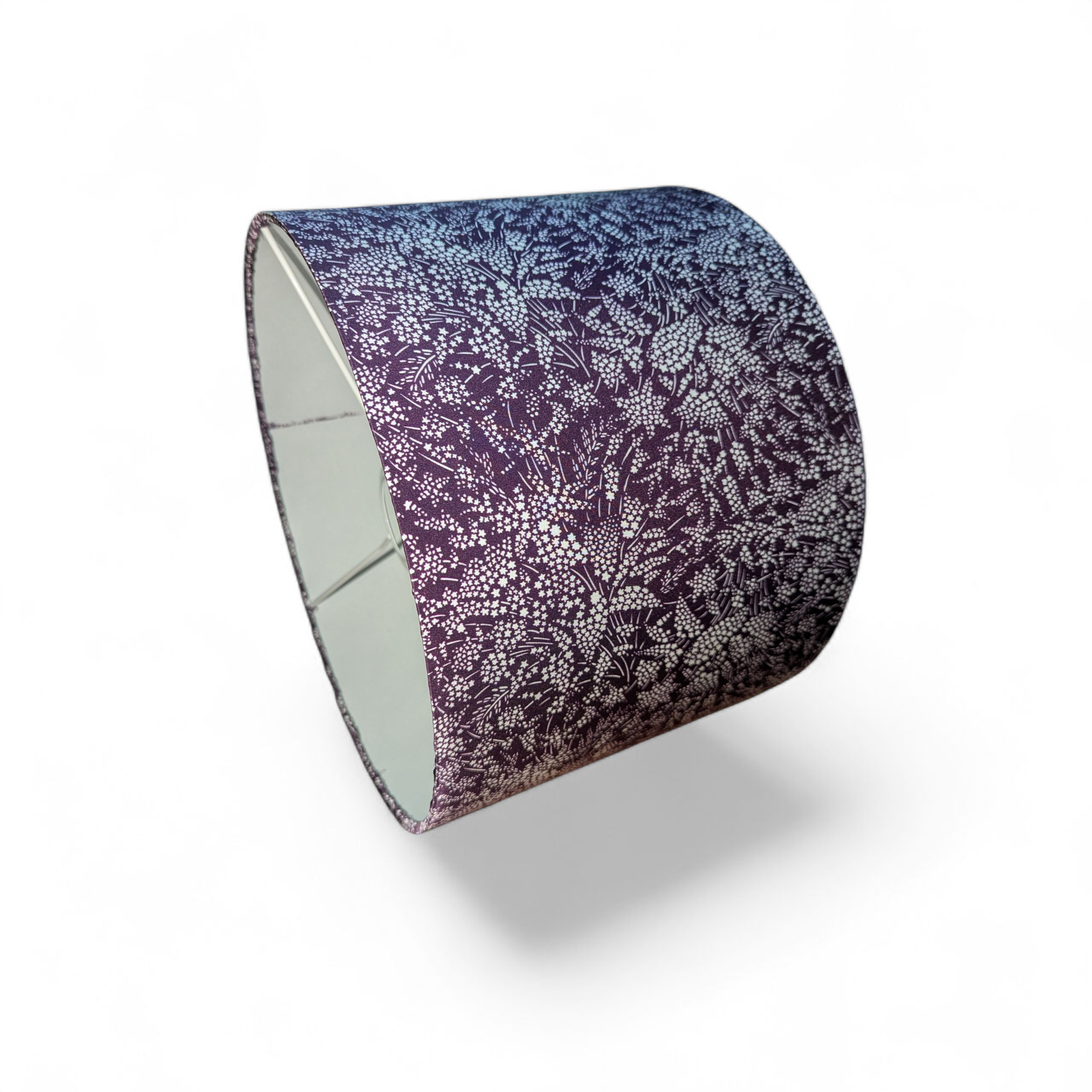 Liberty of London Pure Silk fabric lampshade.