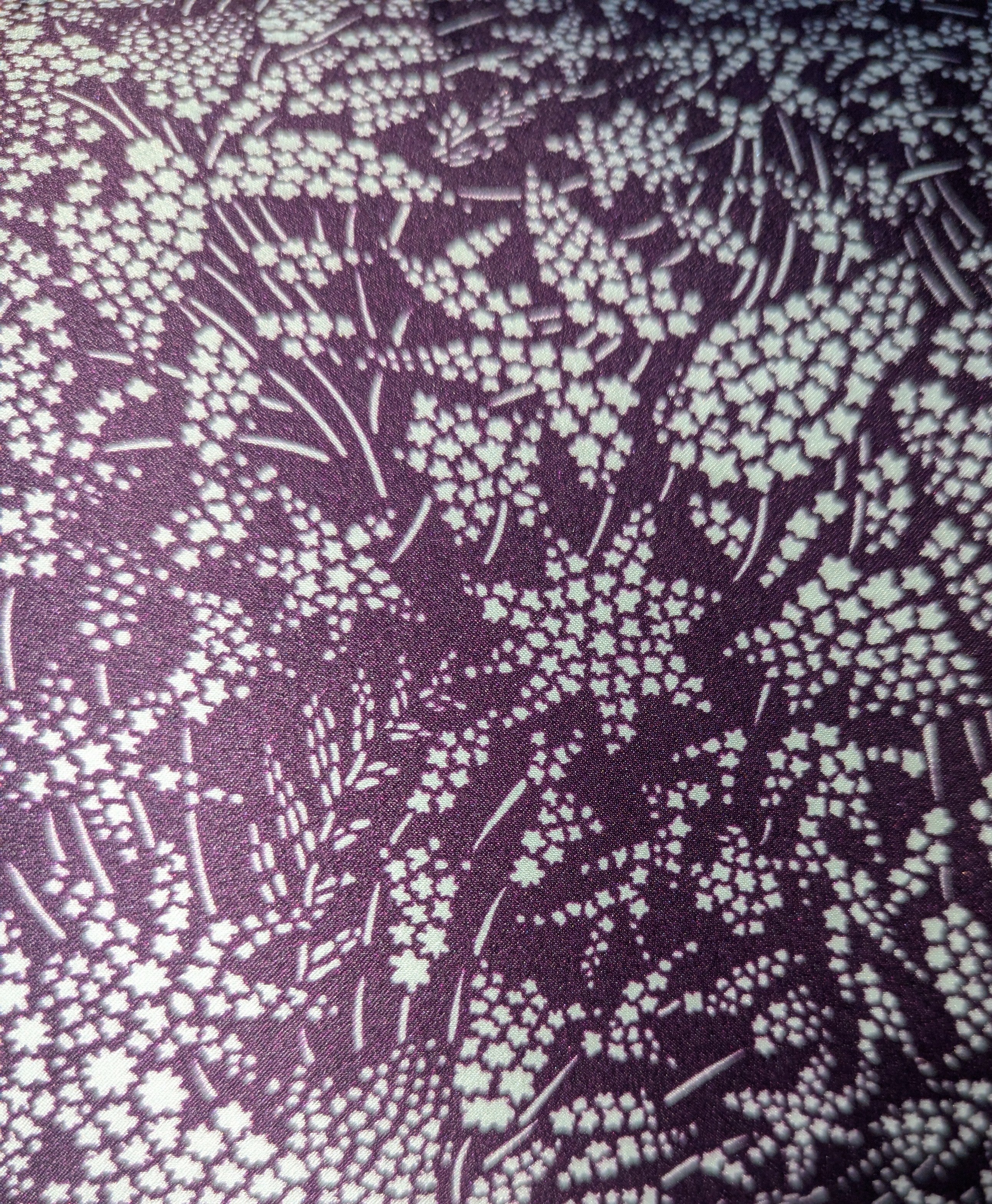 Liberty of London Pure Silk fabric lampshade.