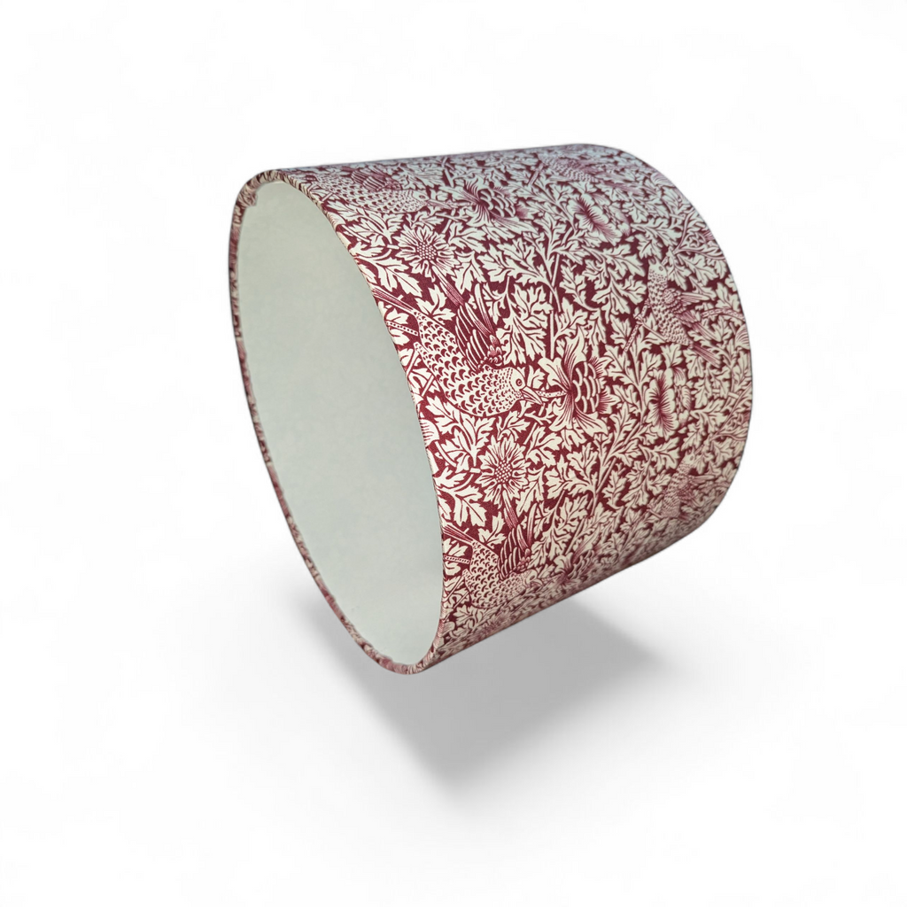 William Morris 'the bird and the anemone' fabric lampshade