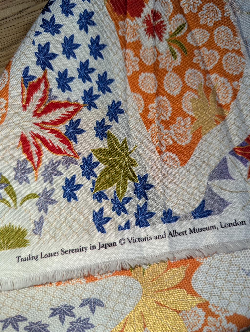 V&A Museum Collection fabric lampshade.