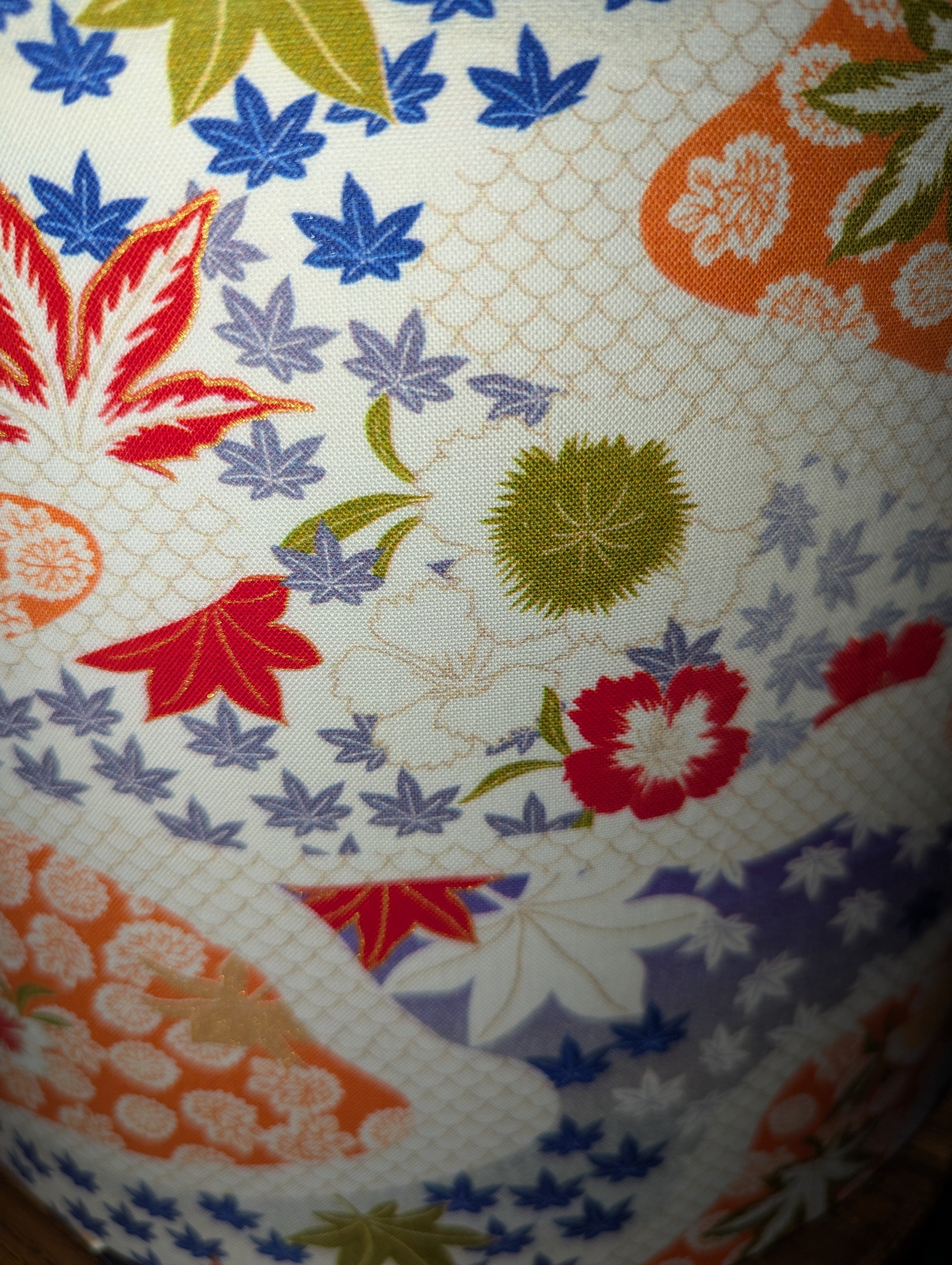 V&A Museum Collection fabric lampshade.