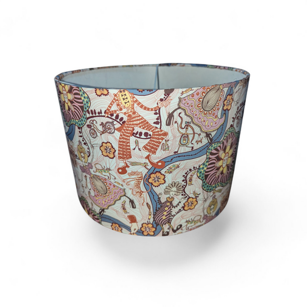 Grayson Perry by Liberty of London fabric lampshade.