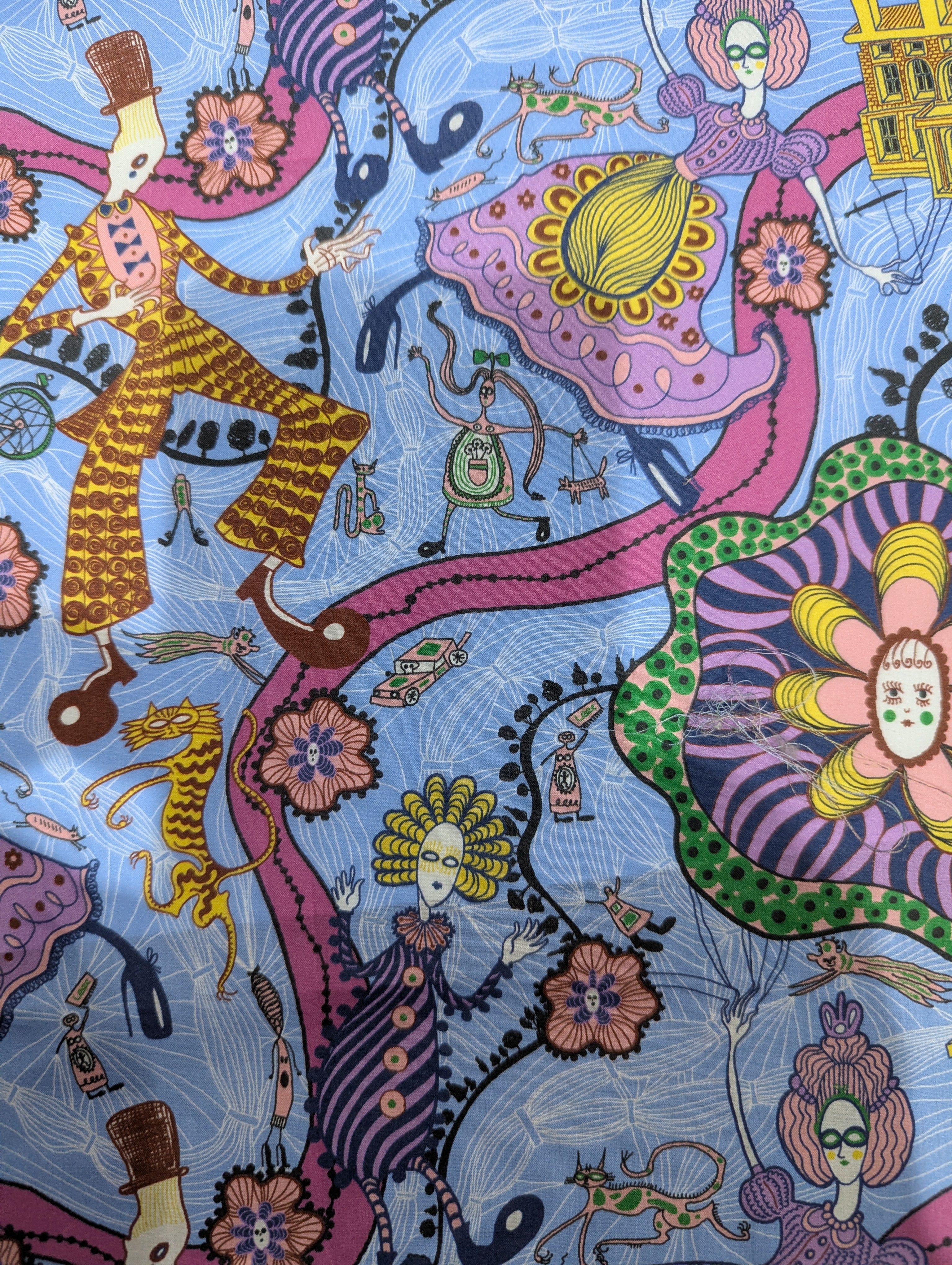 Grayson Perry by Liberty of London farbic lampshade