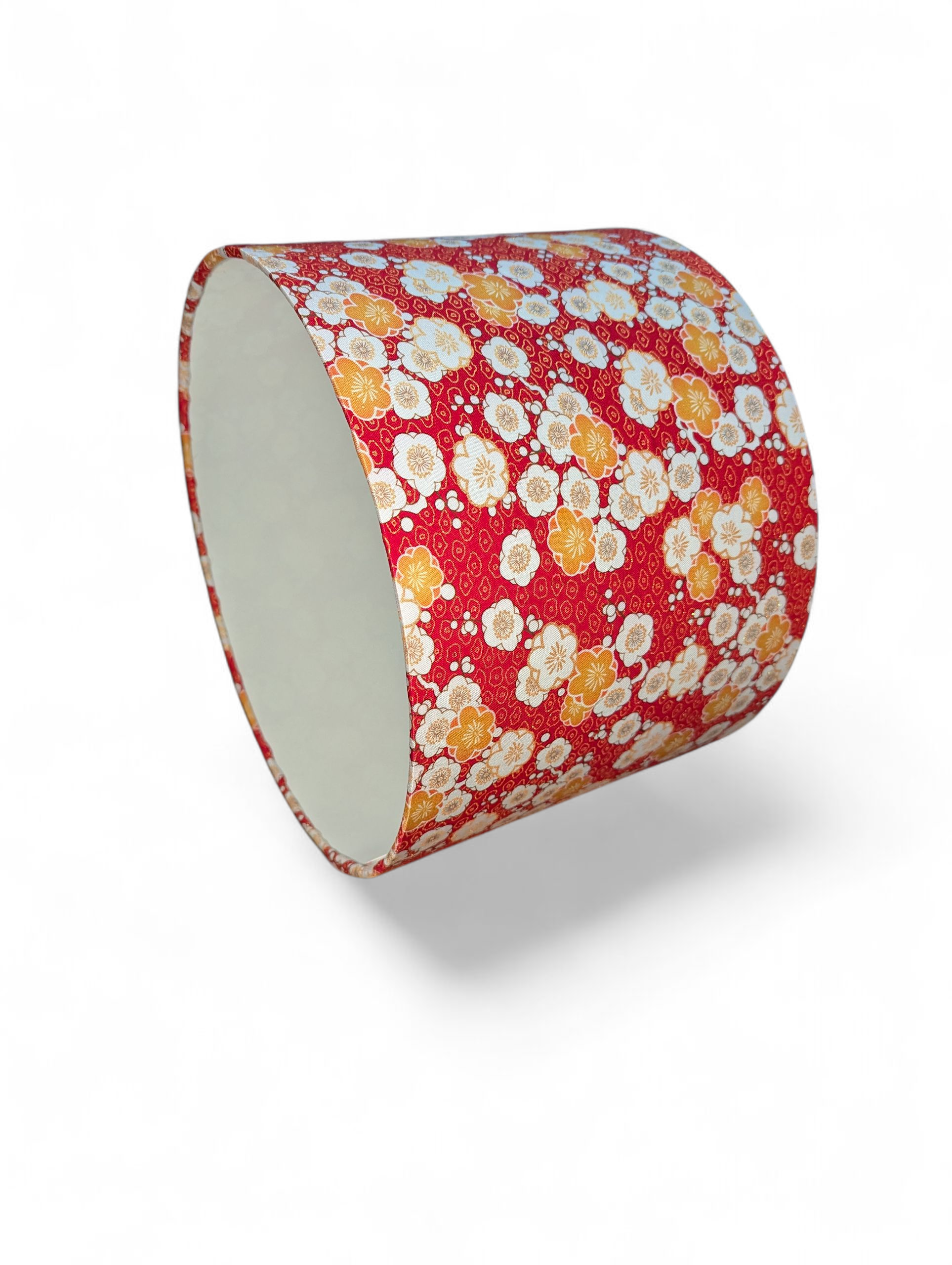 V&A Museum Collection Japanese Serenity fabric lampshade.